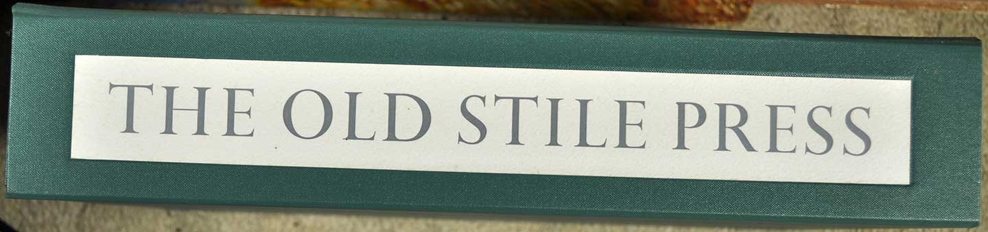 Old Stile Press book spine