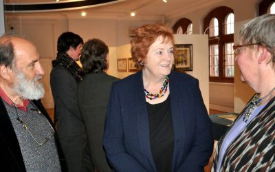 Dame Rosemary visits the exhibition