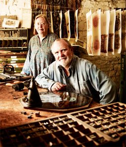 Nicolas and Frances McDowall at The Old Stile Press